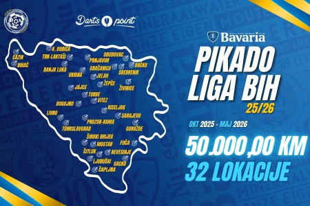 Počinje sezona Bavaria Pikado Lige BiH 2025/26 – najveće takmičenje do sada