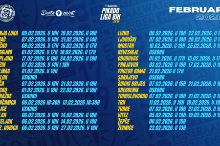 Najava - Februar 2026 - Bavaria Pikado liga BiH