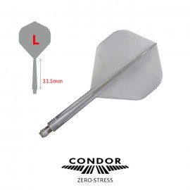 Condor Axe Metalic Standard L Srebrna pikado pera