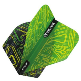 Yellow Green Yin Yang pikado pera