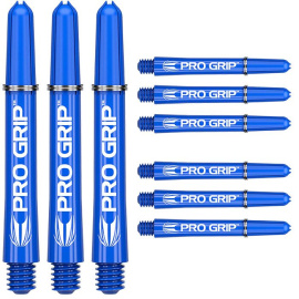 Pro grip Blue dart shafts short 9pcs