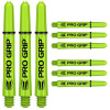 Pro grip Lime Green pikado nastavci kratki 9 komada