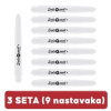 SET Darts Point Plus+ nastavci bijeli midi 9 komada